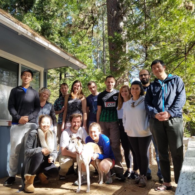 Glass Lab group picture on their Winter Retreat