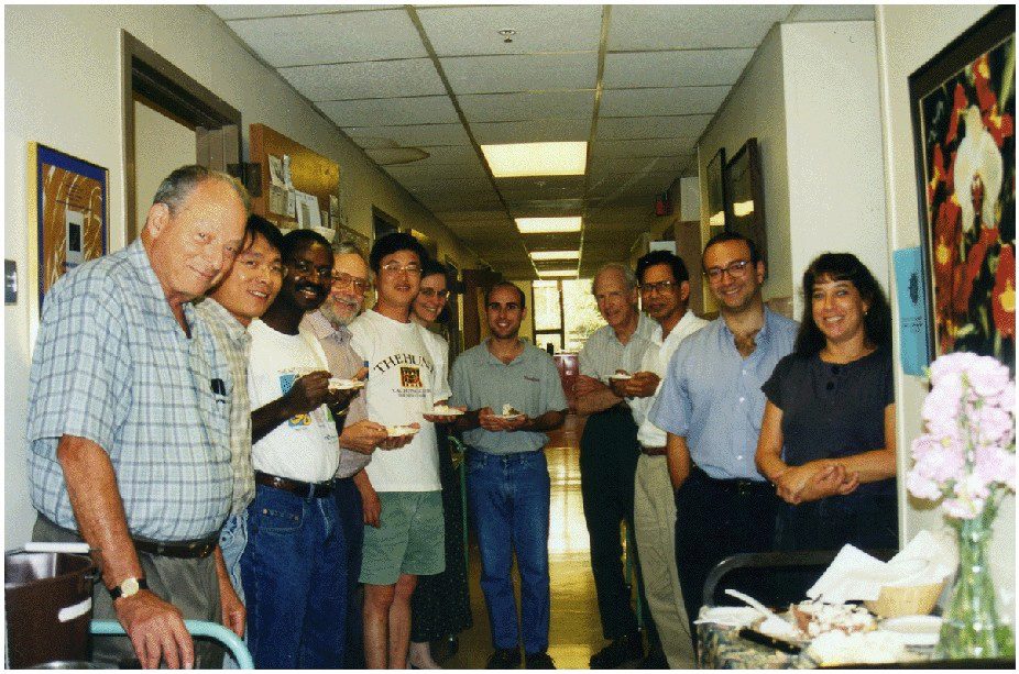 Perkins lab members with Bob