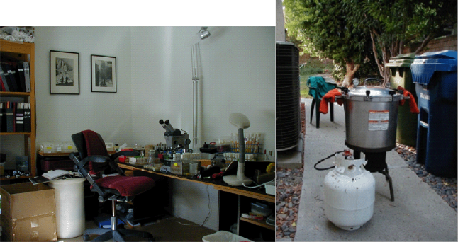 Bob’s “Retirement” Lab and Outdoor Autoclave
