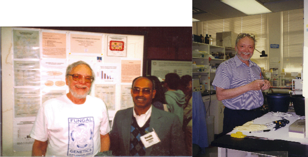 Bob and P. Maruthi Mohan & Bob at the bench